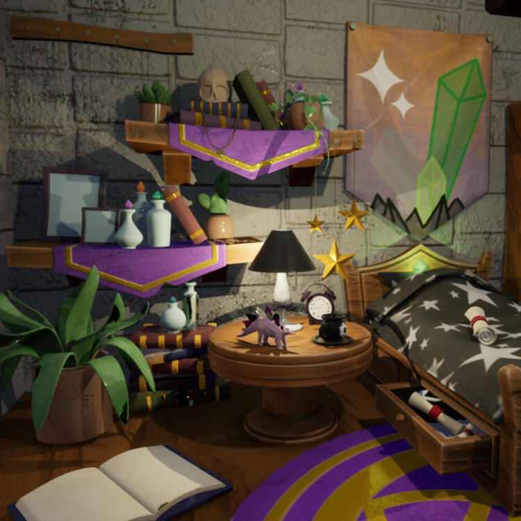 Spellbound Witches' room